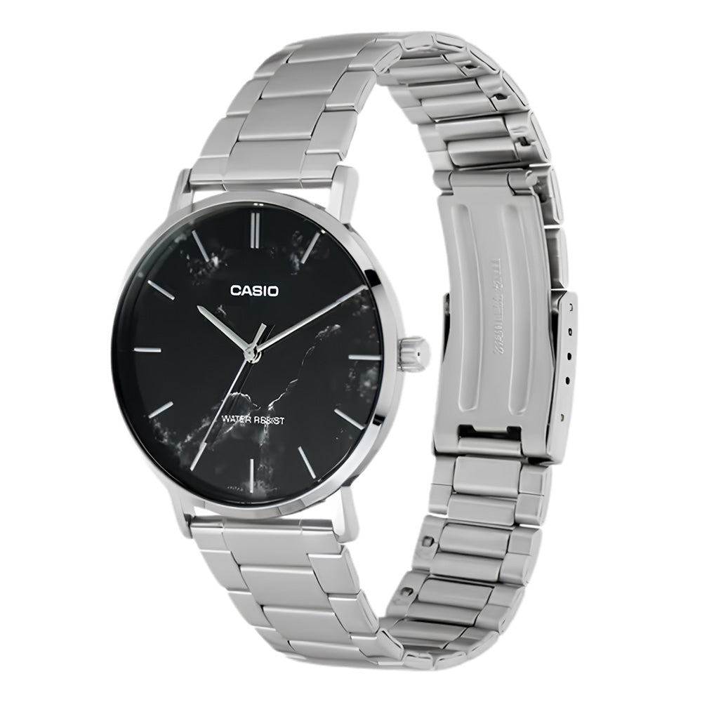 Casio Enticer Black Dial Men's Watch MTP-VT01DM-1AUDF