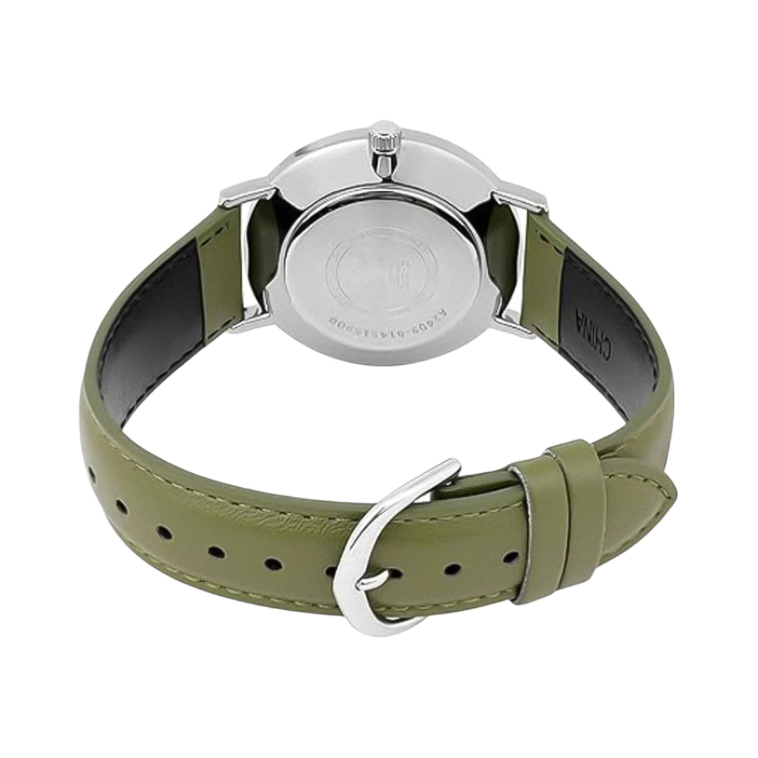 Casio Enticer Cream Dial Leather Band Men's Watch | MTP-VT03L-7BDF