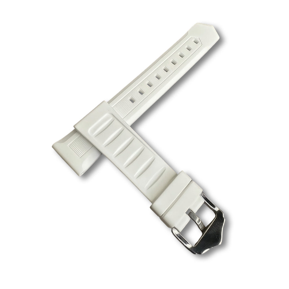 Cavern 22mm White Silicon Strap
