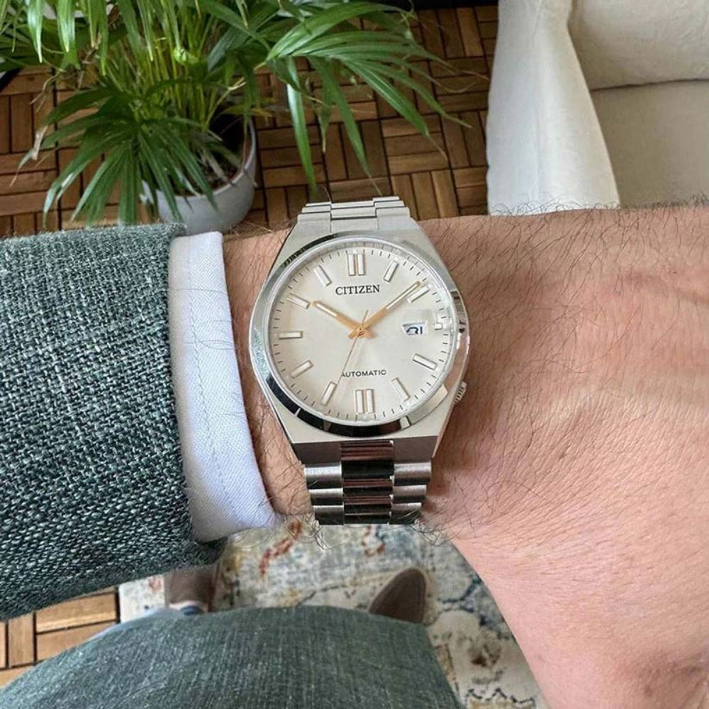 Citizen Tsuyosa Automatic Beige Dial Men’s Watch | NJ0151-88W