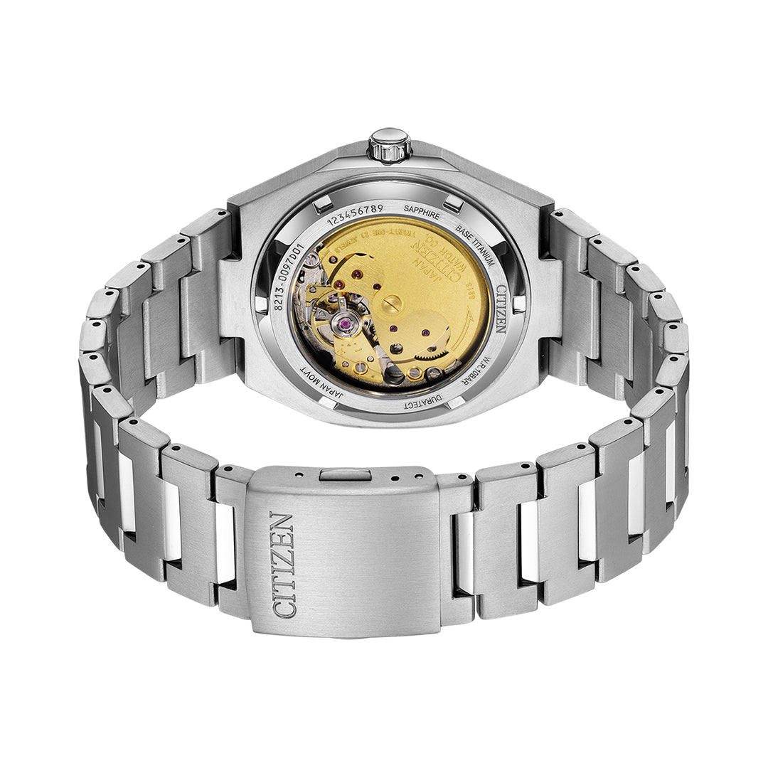 Citizen Zenshin Super Titanium Mechanical Blue Men's Watch| NJ0180-80L