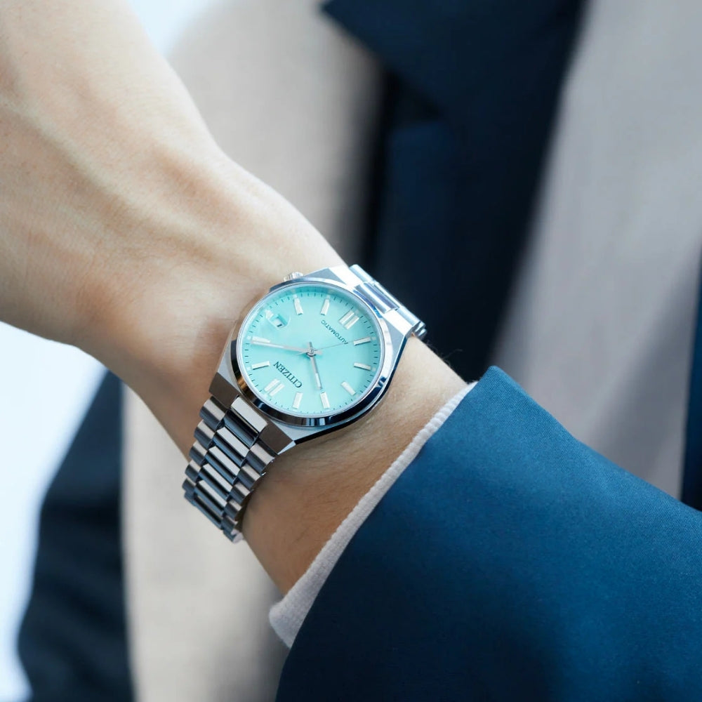 Citizen Tsuyosa Automatic Tiffany Blue Dial Men’s Watch | NJ0200-50L