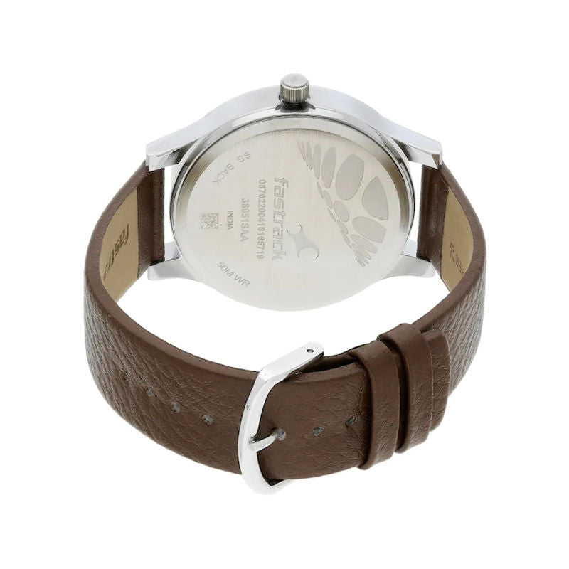 Fastrack Fundamentals Analog White Dial Men's Watch NL38051SL01