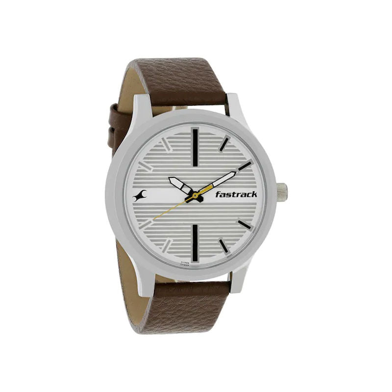 Fastrack Fundamentals Analog White Dial Men's Watch NL38051SL01