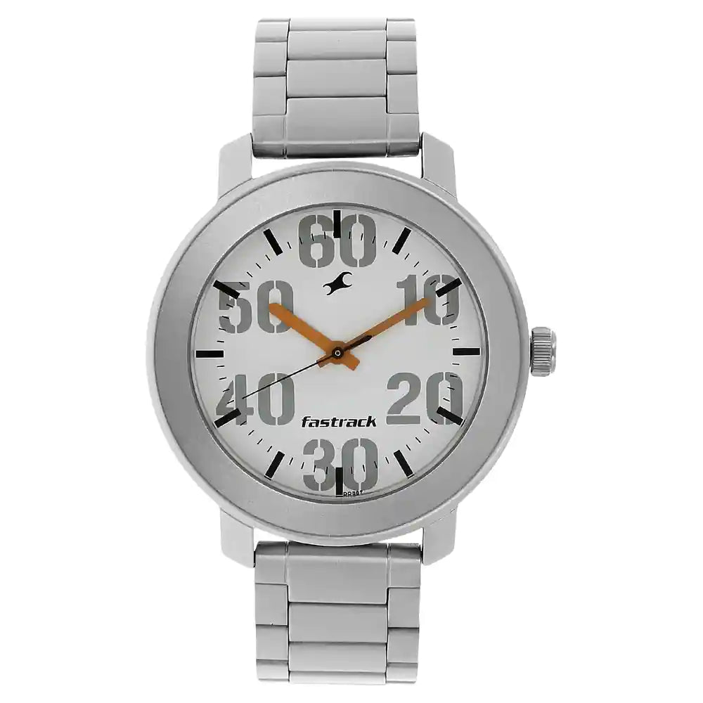 Fastrack Casual Analog White Dial Men's Watch NR3121SM01