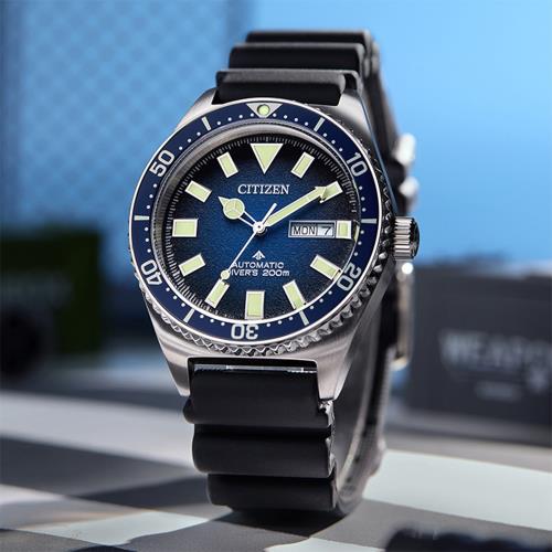 Citizen Promaster Men\'s Blue Dial Automatic NY0129-07L Watch Diver