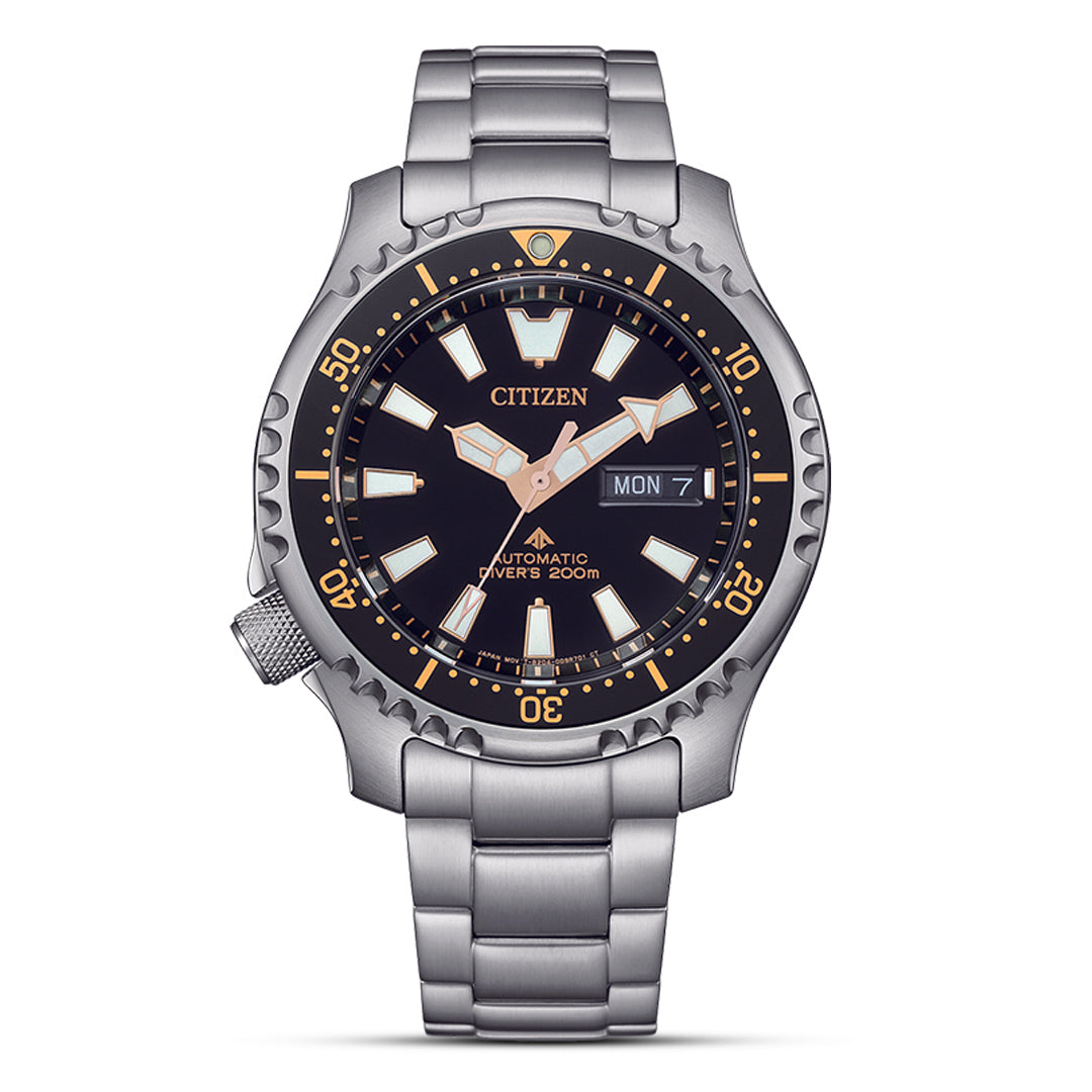 Citizen Promaster Marine Automatic Black Dial Men's Watch| NY0160-66E