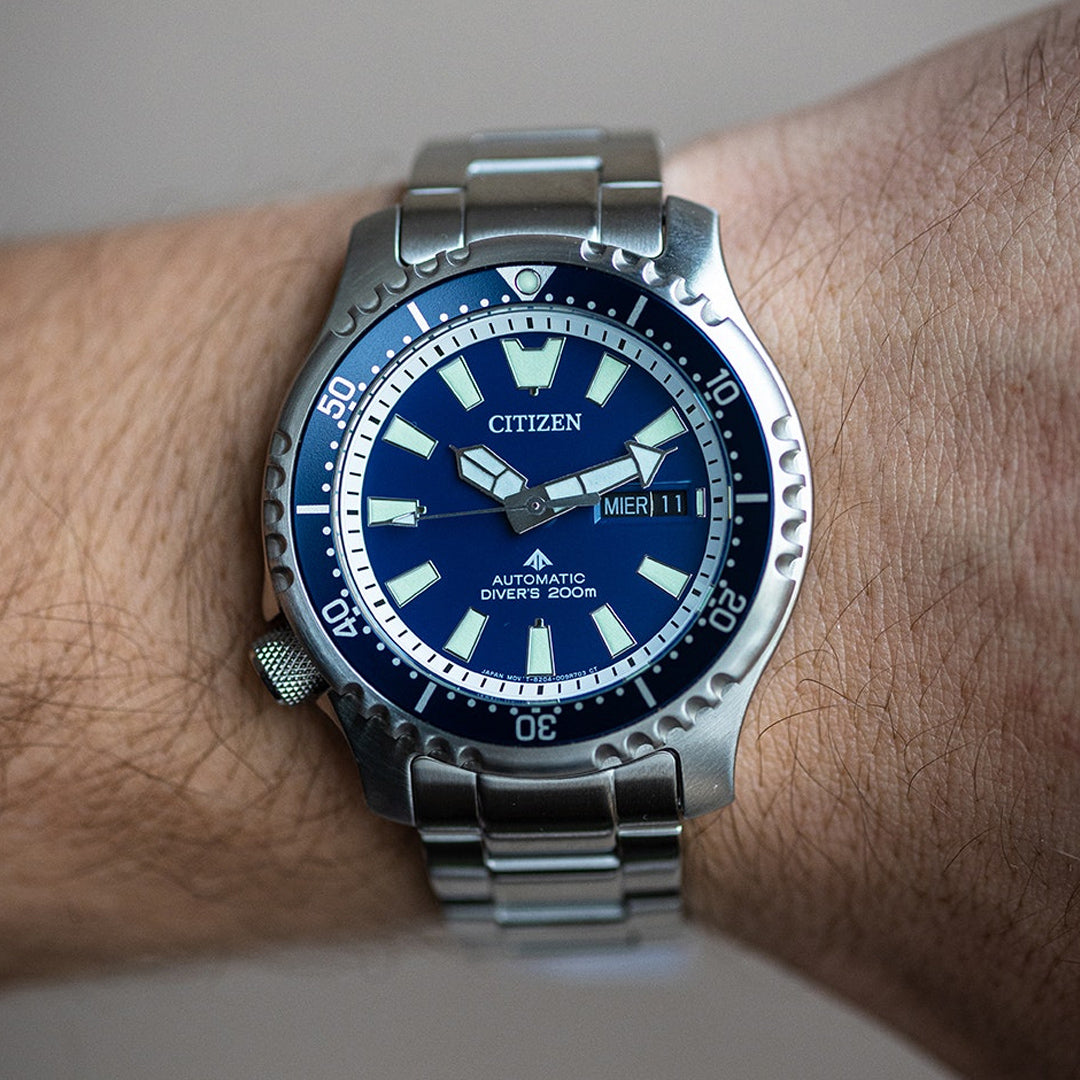 Citizen Promaster Marine Automatic Blue Dial Men's Watch| NY0161-63L