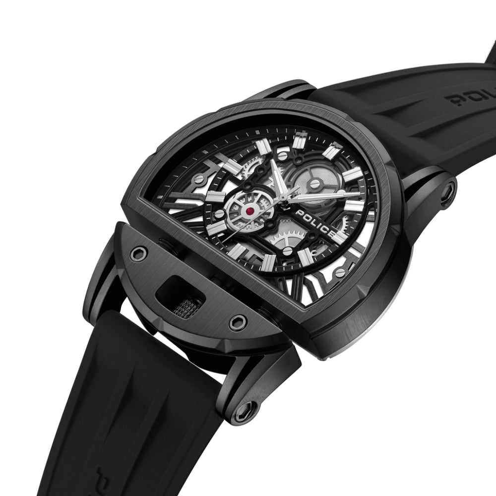 Police Daintreee 2.0 BlacK Skeleton Dial Men's Watch PEWGM0081507