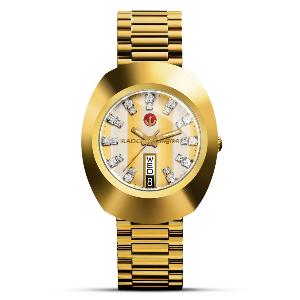 Rado DiaStar The Original Automatic Gold Dial Men's Watch | R12413803