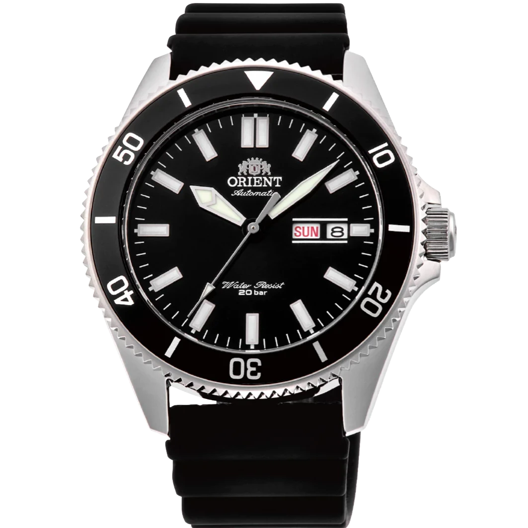 Orient Kanno Diver Black Dial Automatic Men's Watch| RA-AA0010B19A
