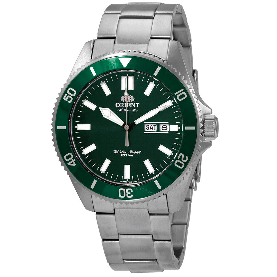 Orient Kanno Green Dial Automatic Diver Men's Watch| RA-AA0914E19B