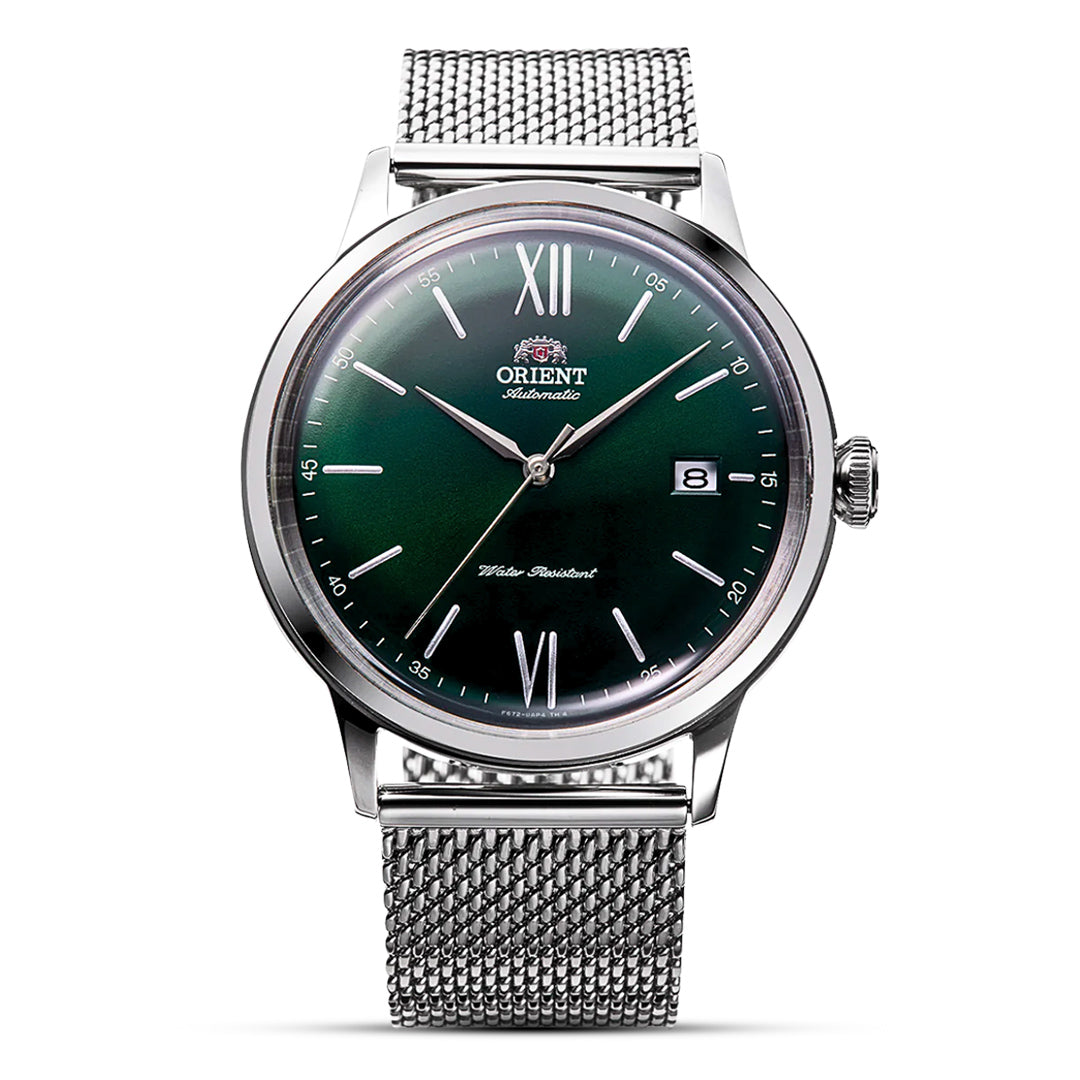 Orient Bambino V6 Automatic Green Dial Men's Watch | RA-AC0018E30B