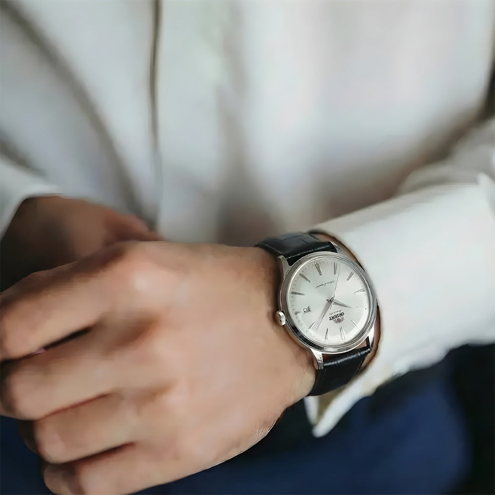 ORIENT "BAMBINO" CLASSIC AUTOMATIC WHITE DIAL MEN'S WATCH | RA-AC0031S