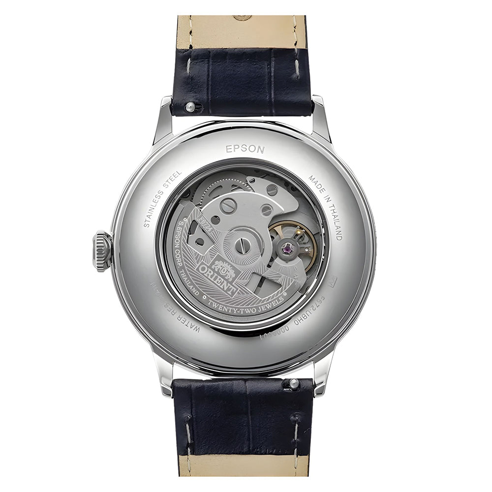 Orient "Bambino Version 2" Arabic Blue Dial Automatic Watch | RA-AC0036L