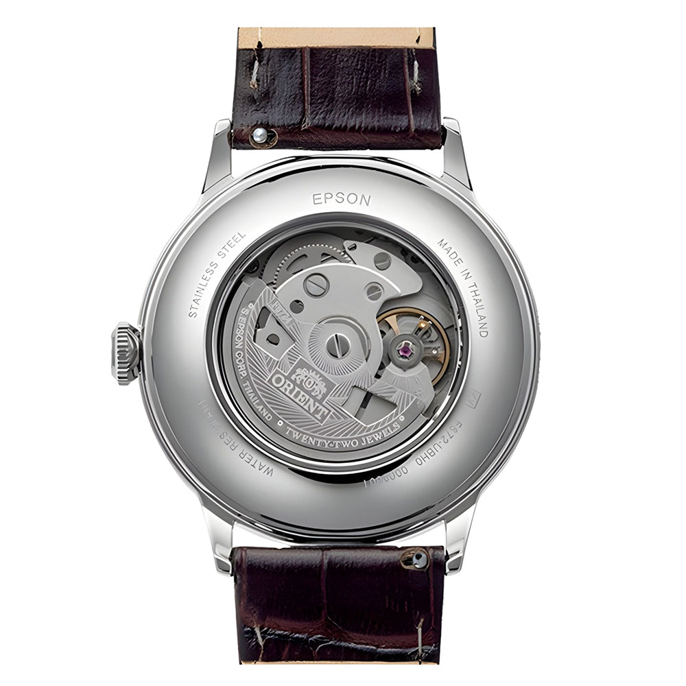 Orient "Bambino Version 2" Arabic Ivory Dial Automatic Watch | RA-AC0039Y