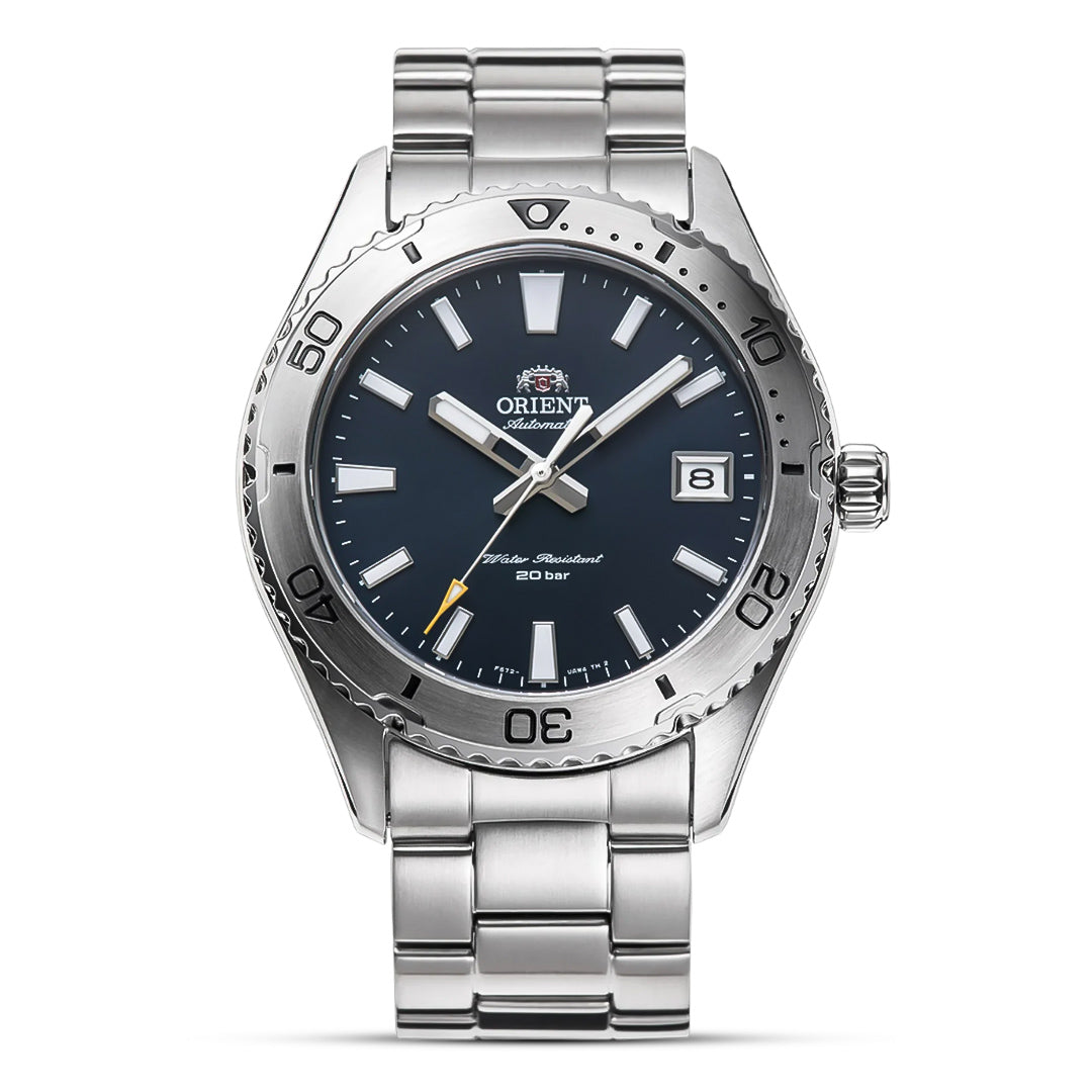 Orient Mechanical Blue Dial Stainless Steel Watch| RA-AC0Q02L