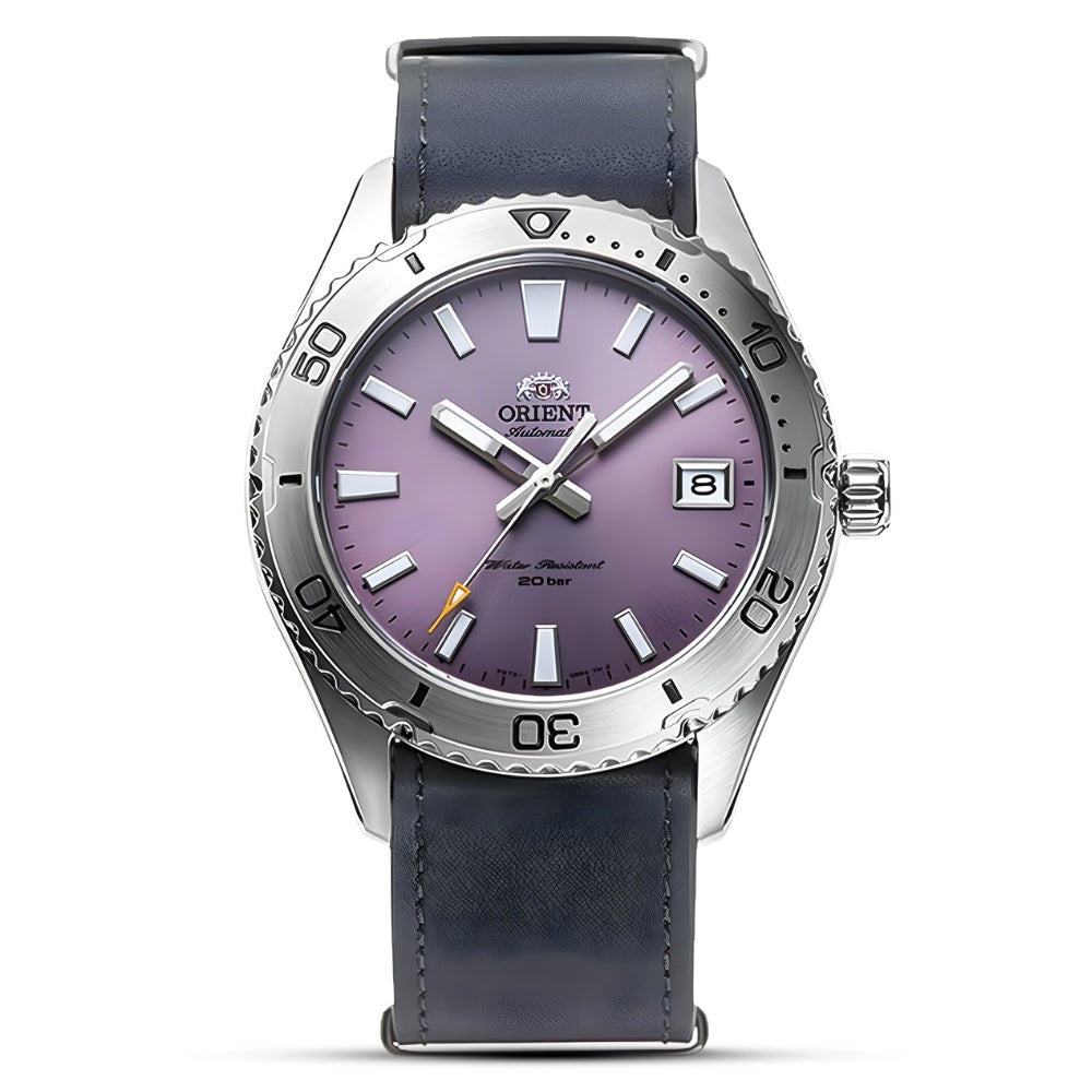 Orient Mako Automatic Violet Dial Men's Watch | RA-AC0Q07V30B