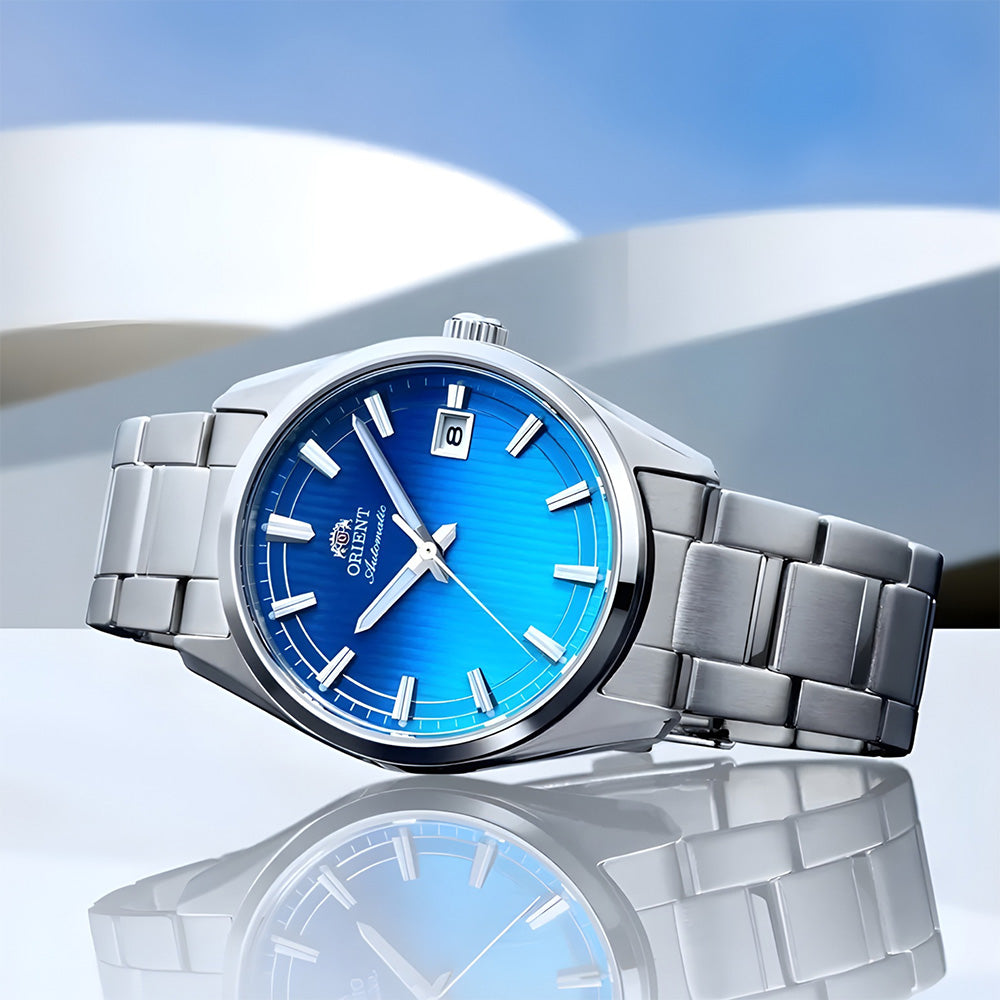 Orient Contemporary Stretto Date Gradient Blue Limited Edition Men's Watch | RA-AC0R09L