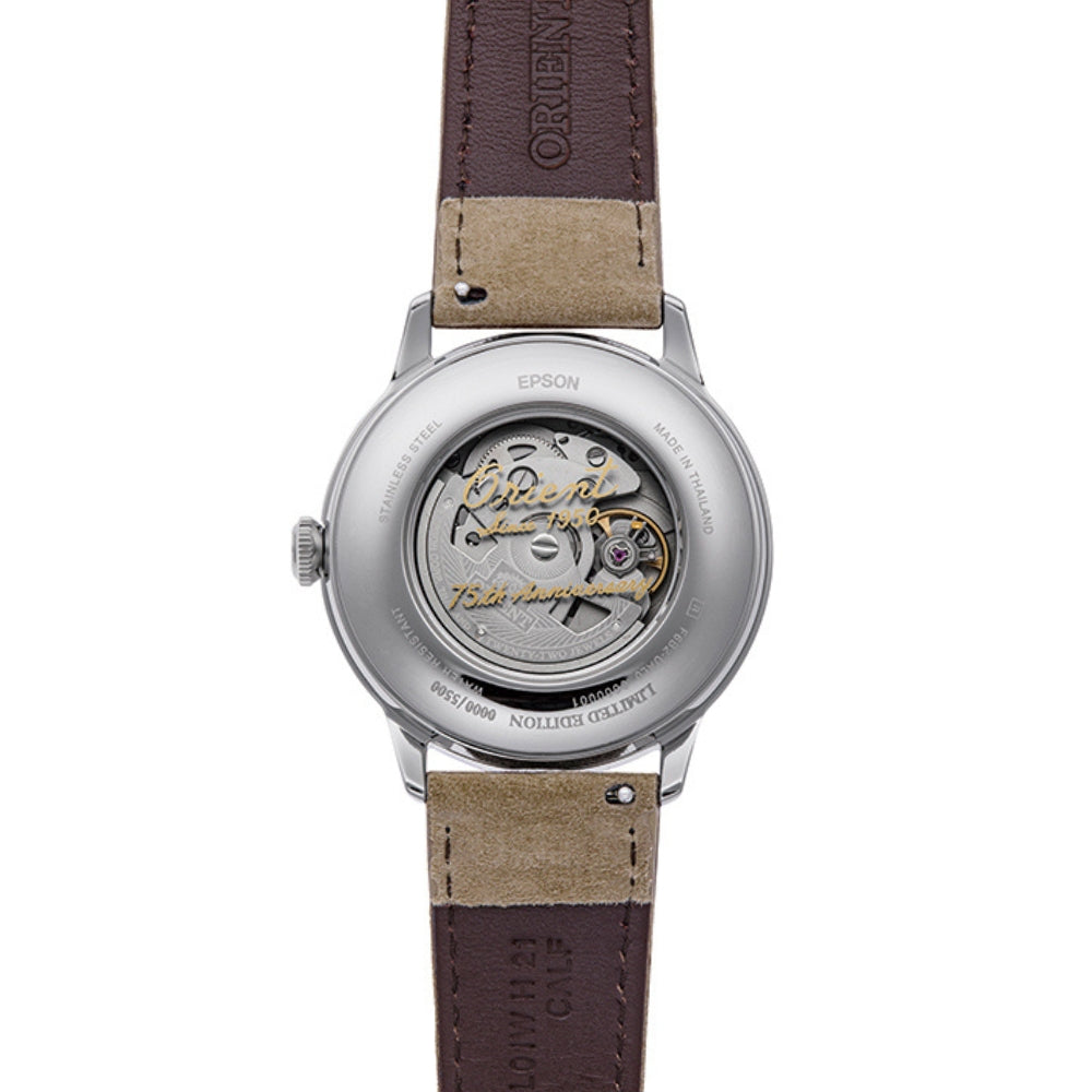 Orient Classic Automatic Day Night White Dial Men's Watch RA-AK0808S0B