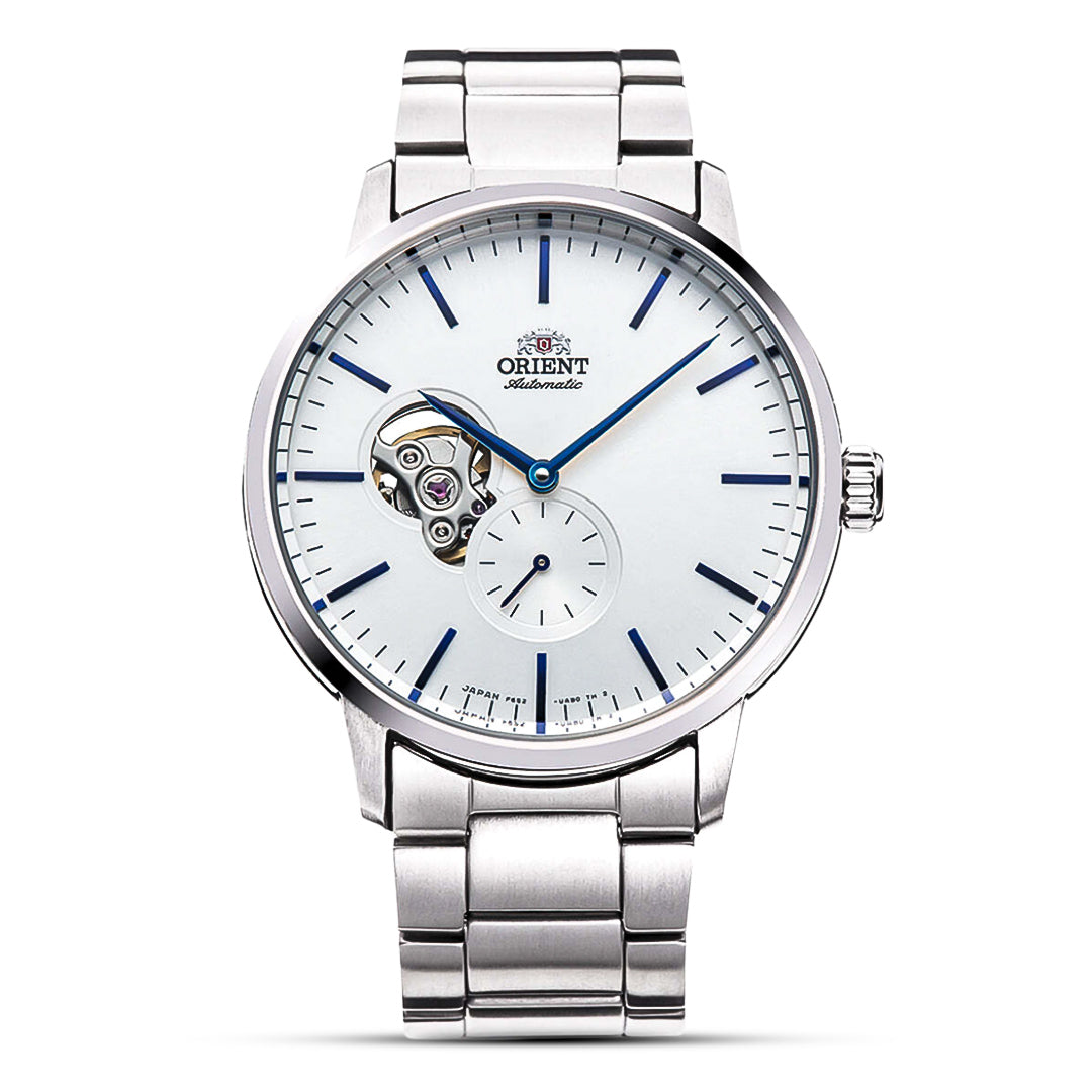 Orient Contemporary Open Heart White Dial Watch | RA-AR0102S30B