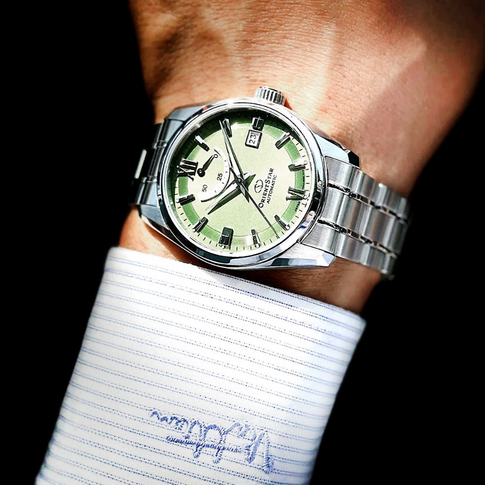 Orient Star Automatic Green Dial Men's Watch | RE-AU0107E00B