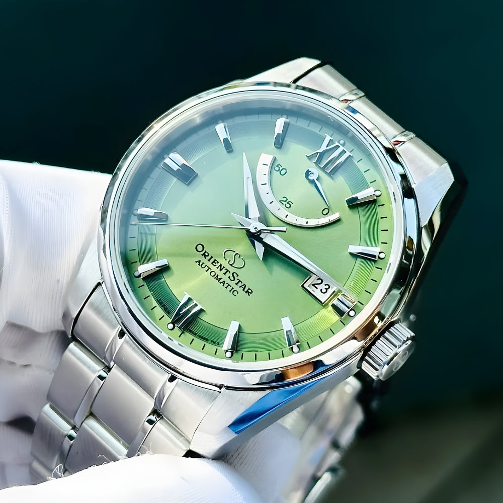 Orient Star Automatic Green Dial Men's Watch | RE-AU0107E00B