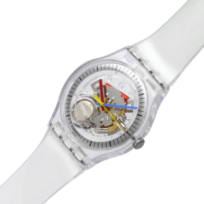 Swatch Clearly Transparent Unisex Watch S028K100-S06