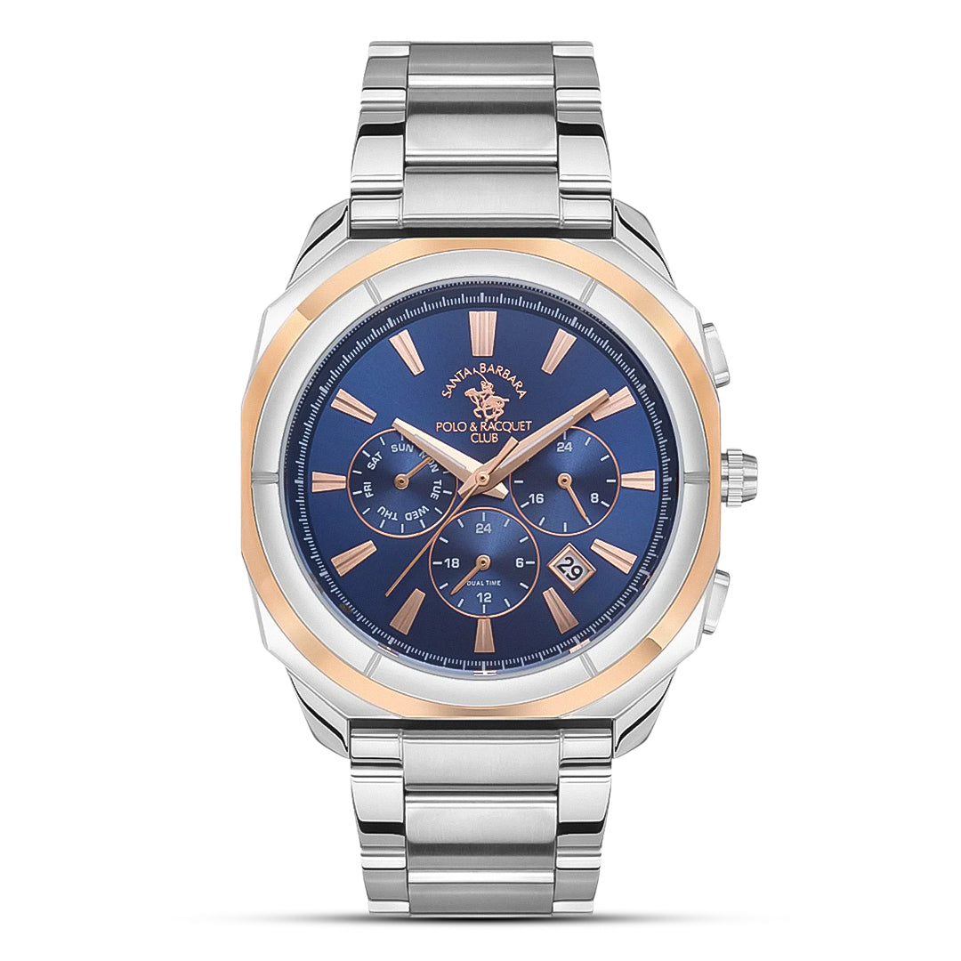 SANTA BARBARA POLO CHRONOGRAPH DARK BLUE DIAL MEN'S WATCH | SB.1.10386-3