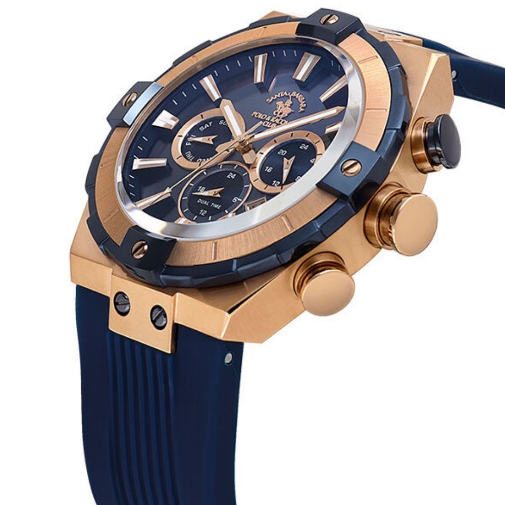 Santa Barbara Chronograph Blue Dial Men's Watch | SB.1.10510-8