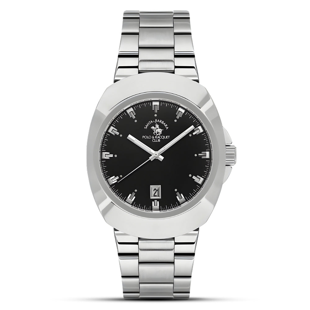 Santa Barbara Polo Black Dial Men's Watch SB.1.10600-1
