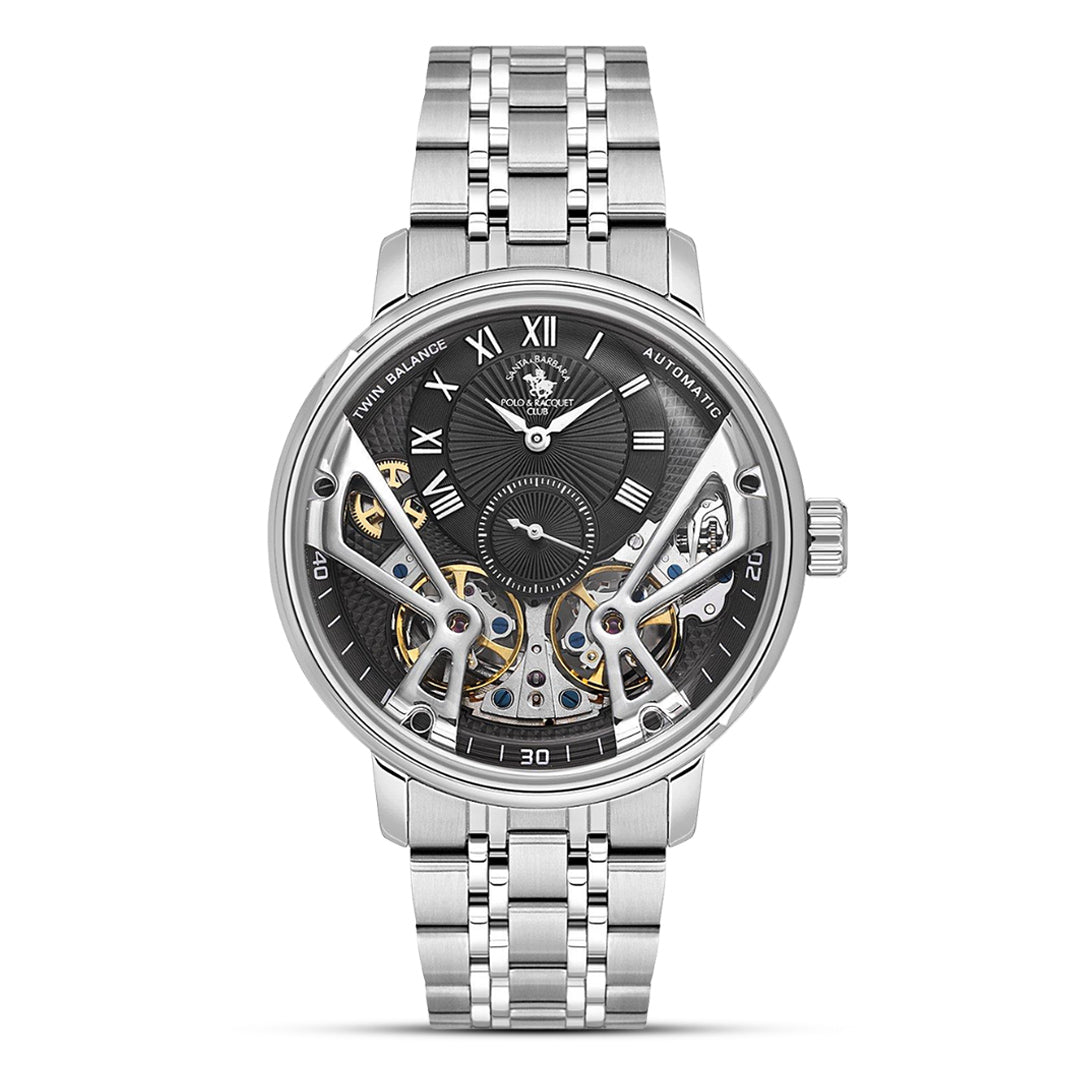 Santa Barbara Polo Automatic Black Dial Men's Watch | SB.1.10604-1