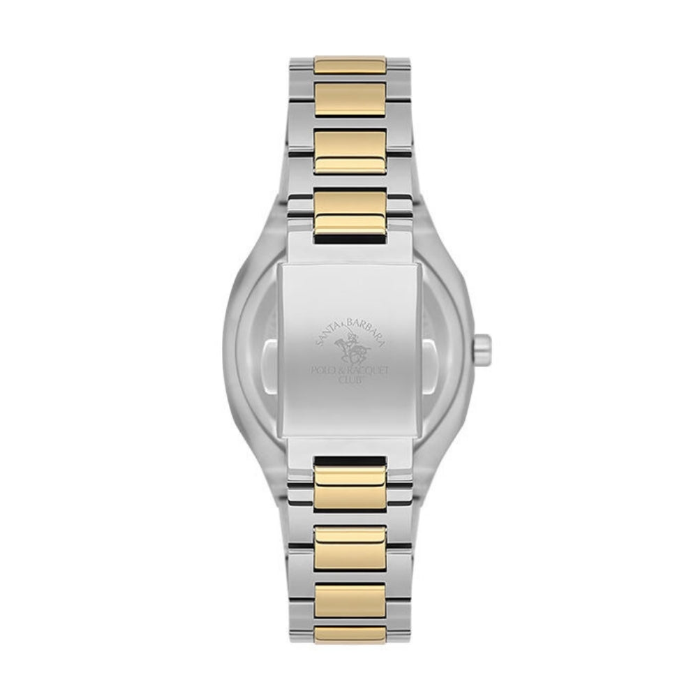 Santa Barbara Two Tone Silver Dial Ladies Watch | SB.1.10625-5