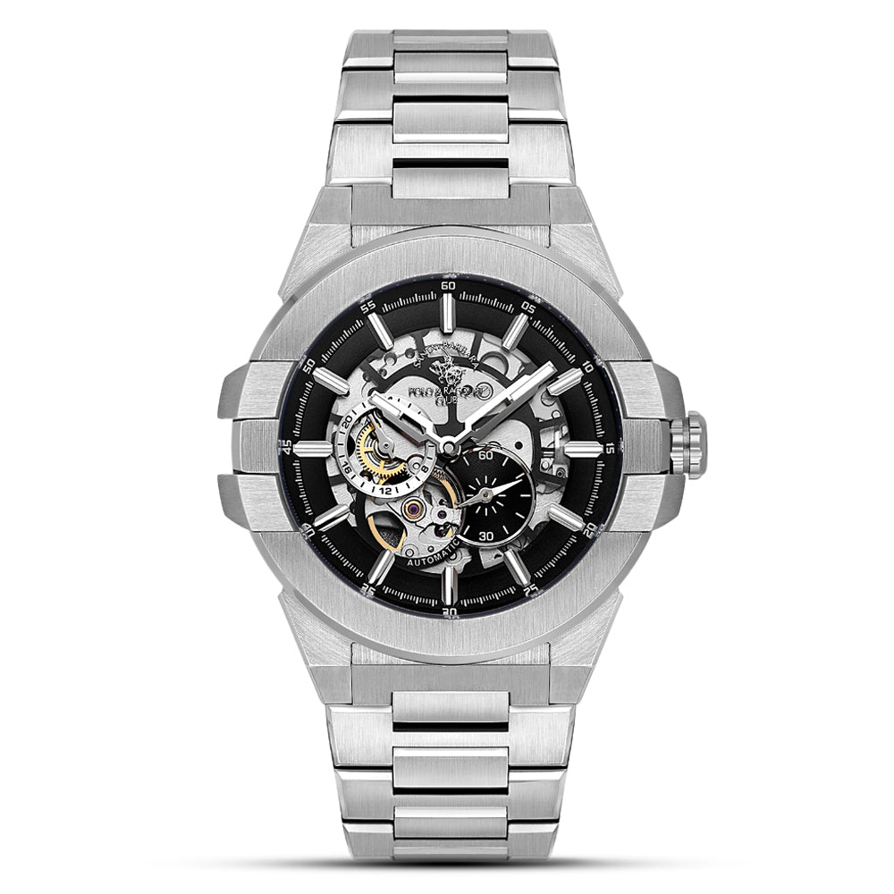 Santa Barbara Skeleton Black Dial Men's Watch | SB.1.10636-2