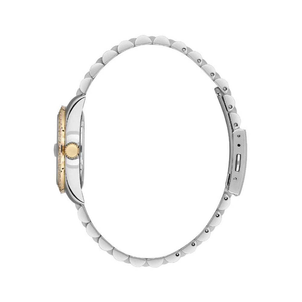 Santa Barbara Two Tone Silver Dial Ladies Watch | SB.4.10017-4