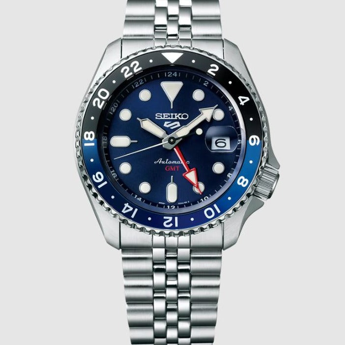 SEIKO 5 SPORTS GMT BLUE MEN'S WATCH | SSK003K1