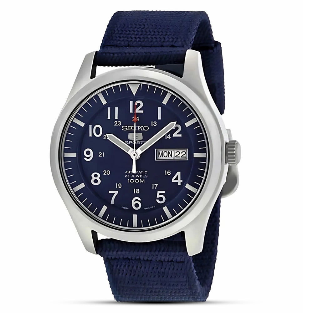 Seiko Military Blue Dial Automatic 42mm Case Men's Watch SN2G11K1