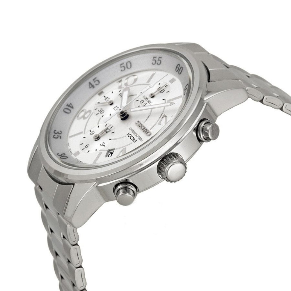 Seiko Chronograph Silver Dial Man's Watch | SNDW87P1