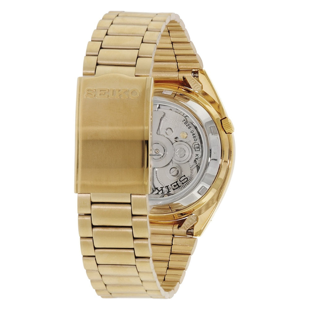 Seiko 5 Automatic Gold Tone Men's Watch SNXL72K