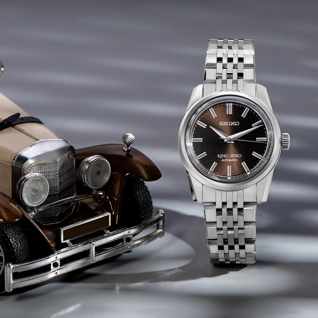 Seiko "King Seiko" Automatic Brown Radiant Dial Men's Watch | SPB285J1