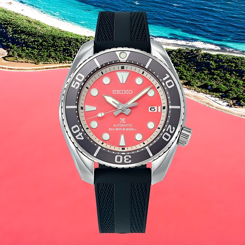 Seiko Prospex Asia Pacific Limited Edition 'Pink Lake' Men's Watch SPB541J1