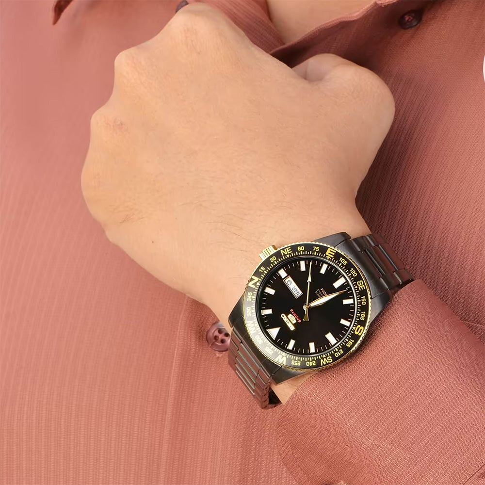 Seiko 5 Sports Automatic Black Dial Watch SRP670K1