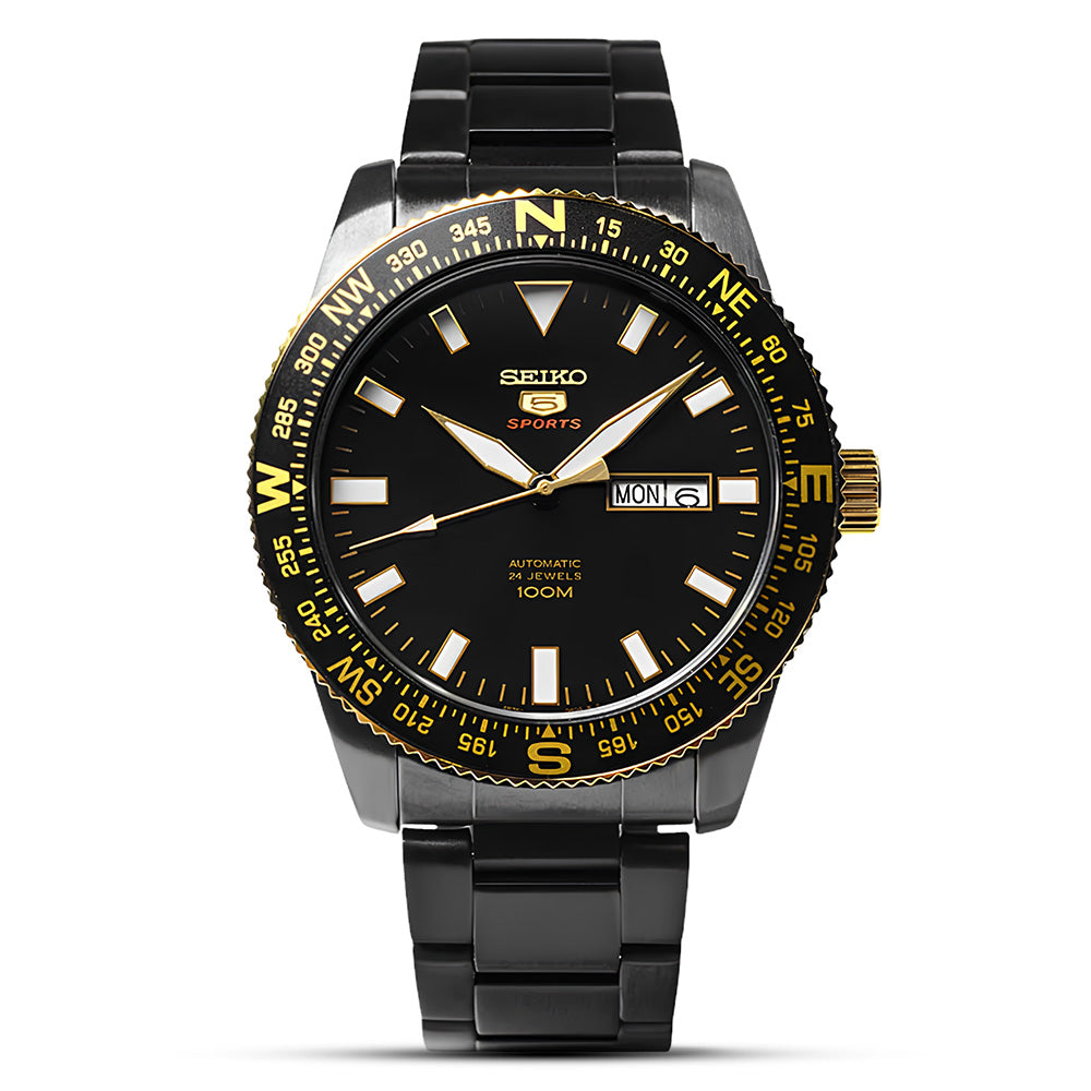 Seiko 5 Sports Automatic Black Dial Watch SRP670K1