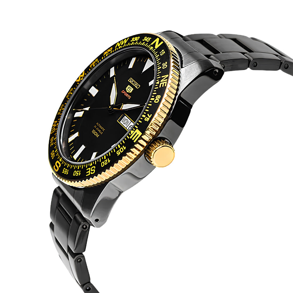 Seiko 5 Sports Automatic Black Dial Watch SRP670K1