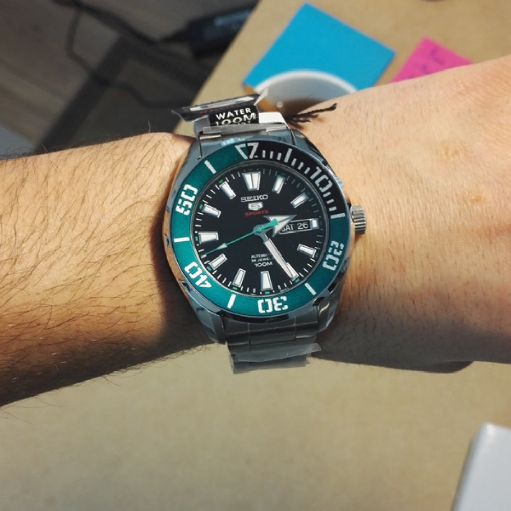 Seiko 5 Sports Black Dial Automatic Man's Watch | SRPC53K1