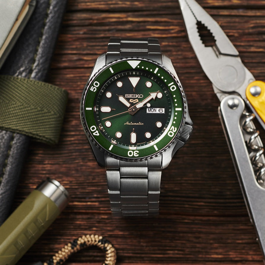 Seiko 5 SKX Series Green Dial Automatic Men's Watch| SRPD63K1