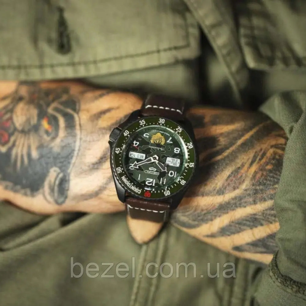 Seiko "Street Fighter Guile" Limited Edition Automatic Watch | SRPF21K1