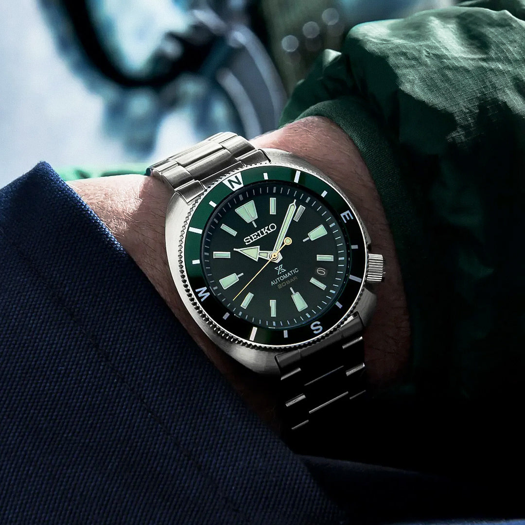 Seiko Prospex "LAND TORTOISE" Green Dial Men's Watch | SRPH15