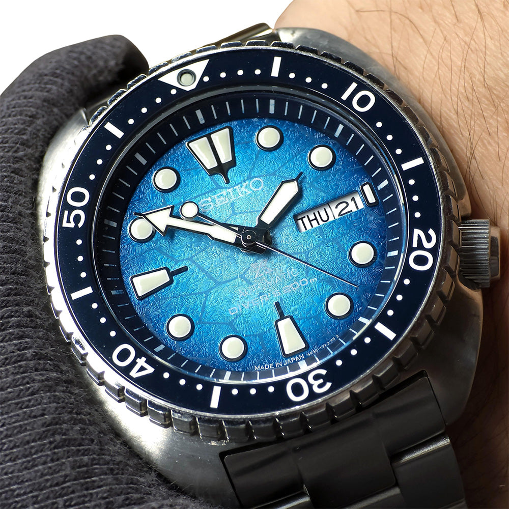 SEIKO 'Silfra' Prospex "King Turtle" Special Edition Watch SRPH59