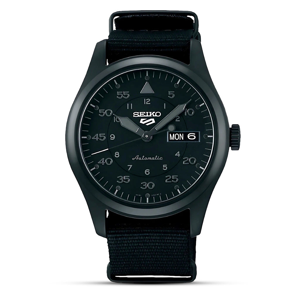 Seiko 5 Sports ‘Stealth’ Black Dial Men's Watch | SRPJ11K1